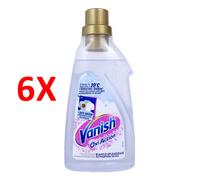 6 X Vanish Smacchiatore Oxi Action Multi Power Gel Bianco Splendente 750 Ml