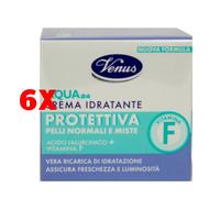 6 X Venus Crema Aqua 24 Attiva Idratante Protettiva 50 Ml
