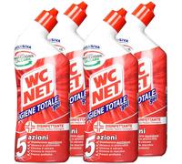 6 x Wc Net 700ml Pulitore Liquido Igiene Totale Gel 5 Azioni Disinfettante