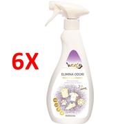 6 X Wexor Odor Remover Trifasico Elimina Odori Trigger 500 Ml