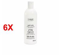 6 X ZIAJA Shampoo AL LATTE DI CAPRA 400 ml