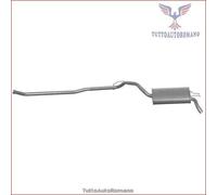60.05.07 Silenziatore posteriore Imasaf per RENAULT TWINGO