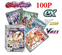 60-100 pezzi di carte Pokémon in inglese, GX, Tag Team, 1996, Vmax, EX, V, Mega, Vstar, Trainer, Shining, gioco di carte da battaglia, collezione, giocattoli, regali 60 pezzi 60 trainer,100 pezzi 80EX