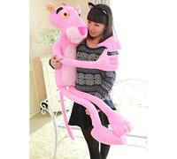 60-130 cm Peluche ripiene di Pantera Rosa Bambole Grandi Pantera Bambole di Peluche Leopardate per Adolescenti di Moda Molto Morbido di buona qualità 90-100 cm Bianco