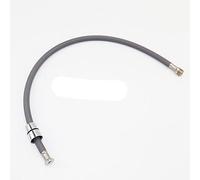 60/150 cm Rubinetto Pull Out Tubo Nero/Grigio Nylon Intrecciato Ricambio per Cucina/Bacino Rubinetto M15* 1 Connettore Tubo Flessibile Durevole Lunghezza 60 cm