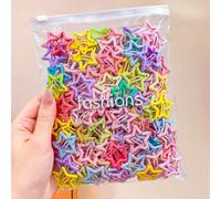 60/30/10 pezzi/Set Fermagli a forma di stella a cinque punte con pois colorati, accessori per capelli Y2K dolci e carini, durevoli - adatti per ragazze e adolescenti, perfetti per uso quotidiano, scuo