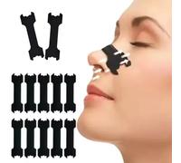 60/30/10PCS Strisce nasali nere Strisce nasali extra resistenti Strisce antirussamento non invasive per un sonno migliore per adulti e bambini