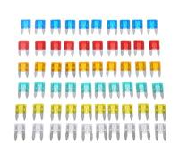 60-300 pezzi Kit misto di fusibili for auto e camion, assortimento di sicurezza for auto, fusibili a lama for camion, 5/10/15/20/25/30 A(180PCS)