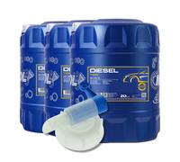 60 (3x20) di Litro Mannol 15W-40 Diesel Olio Motore Con