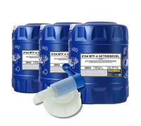 60 (3x20) Litri MANNOL 75W-80 MTF-4 Olio Per Trasmissione API GL-4 Con Rubinetto