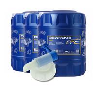 60 (3x20) Litro Mannol Dexron III / Automatico Olio Motore / Con Canale di