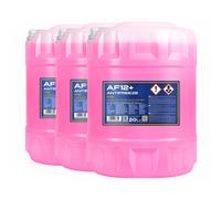 60 (3x20) Litro Mannol Longlife Antigelo AF12 + Antigelo Concentrato Rosso