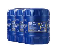 60 (3x20) Litro Mannol SAE 10W-40 Uhpd TS-7 Blu Trattore/Camion Olio Motore /