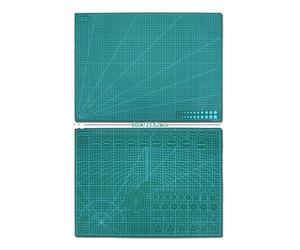 60 * 45 cm A2 PVC Tappetino da taglio Bordo auto-guarigione Cucito fai te Studente Carta for incisione Strumento artigianale in pelle Per Patchwork, Cucito e Artigianato(A2 Green-green)