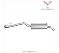 60.51.07 Silenziatore posteriore Imasaf per RENAULT CLIO