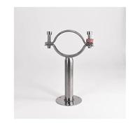 60-63 mm 2,5 pollici 63 millimetri tubo gancio staffa morsetto clip di supporto con piastra di base in acciaio inox 304 per la produzione di birra L = 50 mm
