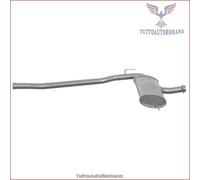 SILENZIATORE CENTRALE PER RENAULT 21 SW 1.7 SW _ KW 55 CV 75