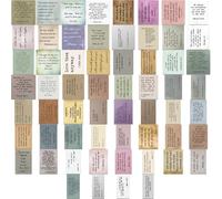 60 adesivi con citazione biblica motivazionale per notebook, diari, laptop, scritture vintage