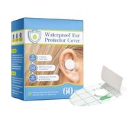 60 adesivi per le orecchie per il bagno del bambino, protezioni per l'udito per la doccia, per il surf, le immersioni e altri sport acquatici
