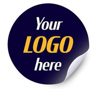 60 Adesivi Personalizzati - Etichette Adesive Personalizzate con Logo Aziendale, Immagine, Testo - Adesivo Personalizzato per Ufficio e Negozio