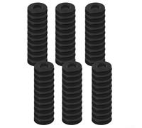 60 anelli in plastica per cerniere delle porte, per facilitare la chiusura della porta stabile e ridurre al minimo la frequenza di contatto della soglia (15 mm x 10 mm x 0,5 mm)