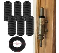 60 anelli in plastica per cerniere delle porte, per stabilizzare la posizione, prevenire trascinamenti e ridurre la frequenza di manutenzione (15 mm x 10 mm x 0,5 mm)