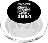 60 Anni Pescatore I migliori pescatori sono nati nel 1964 PopSockets PopGrip per MagSafe
