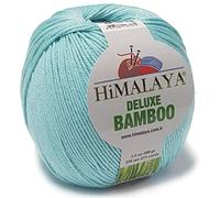 60% bambù 40% cotone Himalaya Deluxe Bamboo DK & leggero pettinato 8 strati di filato turco lotto di 4 matasse/gomitolo 400 gr colore 15