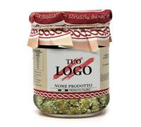 60 Barattoli da 180g Capperi al Sale con Etichetta Personalizzabile Antipasti Pronti - Prodotti Tipici Siciliani