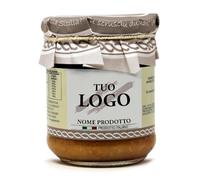 60 Barattoli da 180g Patè con Etichetta Personalizzabile al gusto di Carciofi - Prodotti Tipici Siciliani