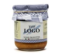 60 Barattoli da 180g Patè e Creme salate e piccanti con Etichetta Personalizzabile melanzane peperoncini peperoni pomodori secchi capperi mandorle finocchietto selvatico - Prodotti Tipici Siciliani