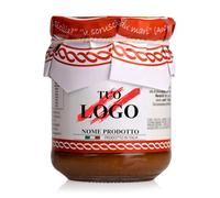 60 Barattoli da 180g Pesto Siciliano condimento per pasta con etichetta personalizzabile con Pomodori Ricotta Pinoli Basilico Aglio Olio evo - Prodotti Tipici Siciliani