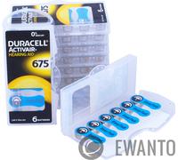 Duracell ActiveAir Batterie Acustiche Medical DA675 6pz