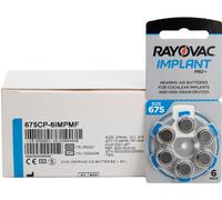 60 batterie per apparecchi acustici Rayovac 675 batterie per impianti coclear...