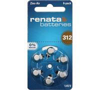 60 batterie per apparecchi acustici Renata PR41 Braun 312 (10 x blister da 6)...