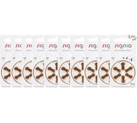 120 batterie per apparecchi acustici Siemens Signia 312 marrone P312MF PR41...