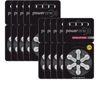 60 batterie per apparecchi acustici Varta Power One Evolution P10 confezione ...
