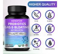 60 Billion CFU Probiotics Capsules- Digestive Gut Health,Encourage Healthy Aging