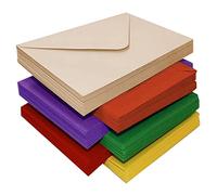 60 buste piccole, mini buste multi colore buste colorate piccole buste minuscole carine per Natale, ringraziamento, matrimonio, forniture per feste di compleanno (6 colori)