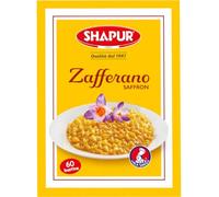 60 Bustine di Zafferano Macinato (4,80 g) - Qualità Italiana Garantita dal Colore Oro e Aroma Intenso - Perfette per Risotto alla Milanese, Arancini, Paella Valenciana, Creme Brulée e Gelati Gourmet