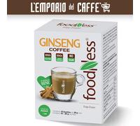 60 Bustine Monodose FOODNESS CAFFE' E GINSENG Preparato Solubile Senza Glutine
