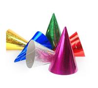 60 CAPPELLINI lucidi per party, feste di compleanno, CAPODANNO, Natale, CARNEVAL