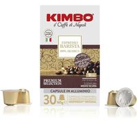 60 Capsule Alluminio Compatibili Nespresso Caffe Kimbo Barista 100% Arabica