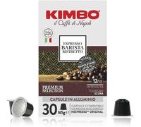 60 Capsule Alluminio Compatibili Nespresso Caffe Kimbo Barista Ristretto