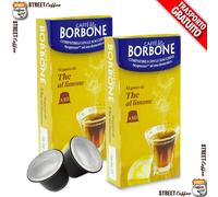 Caffe' Borbone Box Capsule Nespresso Infuso The al Limone