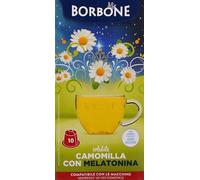 60 CAPSULE CAMOMILLA E MELATONINA CAFFÈ BORBONE COMPATIBILE CON NESPRESSO
