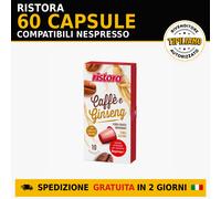 60 Capsule Ristora Ginseng compatibili Nespresso - Bevanda solubile