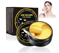 60 Cerotti Collagene 24K, Acido Ialuronico Eye Gel Patches, Anti Occhiaie, Anti-Borse, Anti Invecchiamento, Nutre e Illumina la Zona degli Occhi, Regali Ideali per le Donne