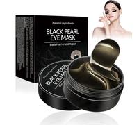 60 Cerotti Collagene Anti Occhiaie, Eye Gel Patches Black PearlGonfiore, Rughe e Cernes sotto gli Occhi, Con Acido Ialuronico, Trattamento Idratante e Lenitivo