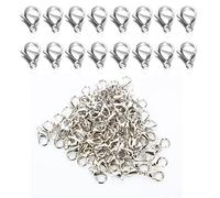 60 chiusure a moschettone per gioielli, portachiavi, per la creazione di gioielli, accessori fai da te, fornitori